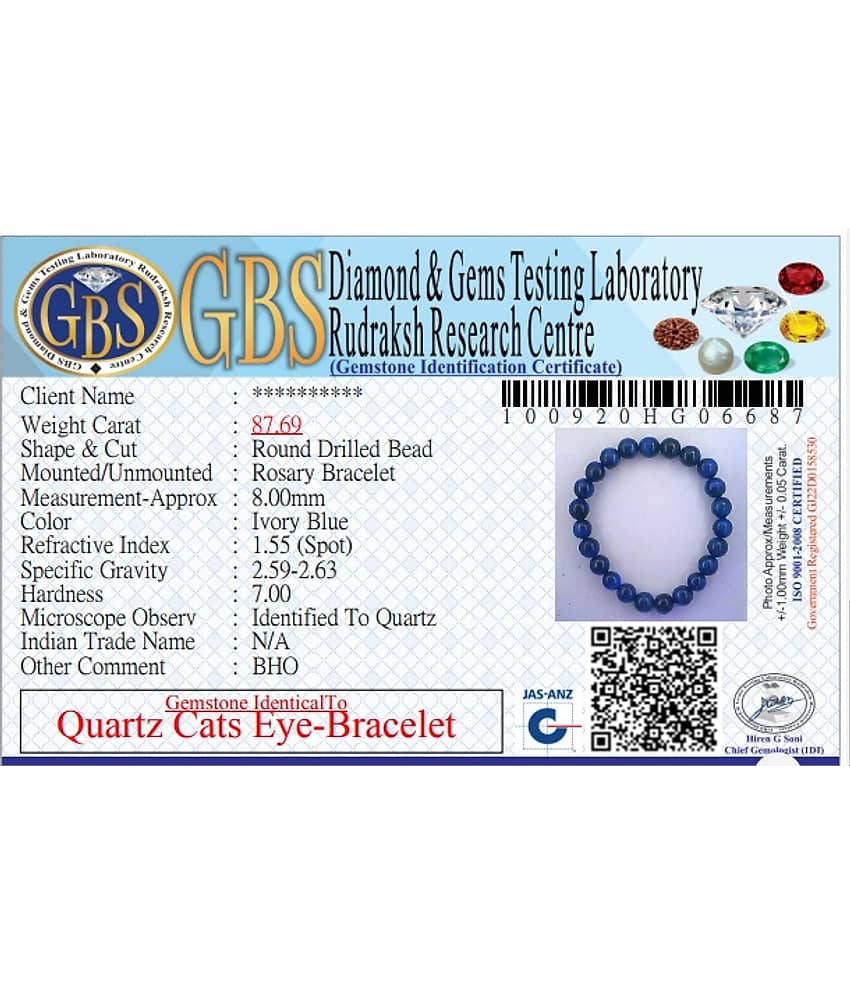 Kesar Zems Religious Jewellery Stretchable Bracelet ( Pack of 1 )