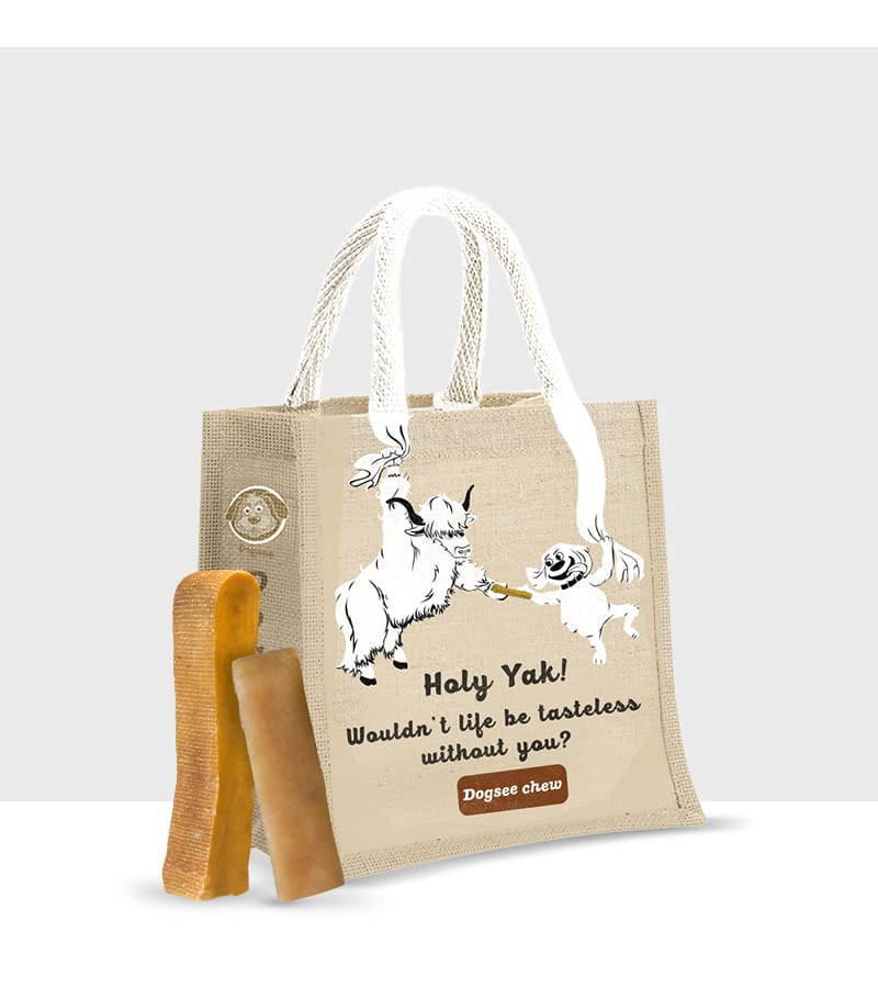 Dogsee Medium & Large Bars 1 Kg Jute Bag