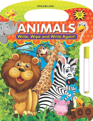 05. Write,wipe & Write Again - Animals [Paperback] Dreamland Publications