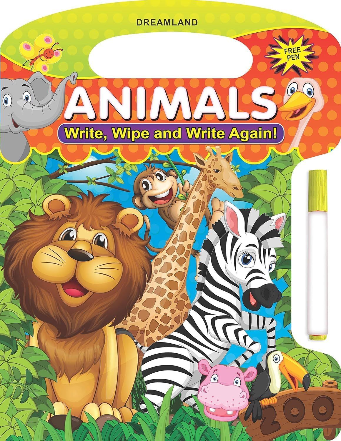 05. Write,wipe & Write Again - Animals [Paperback] Dreamland Publications