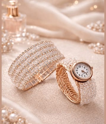 shankhraj mall Rose Gold Bracelet ( Pack of 2 )