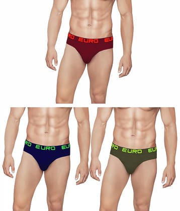 Euro Multi Brief Pack of 3