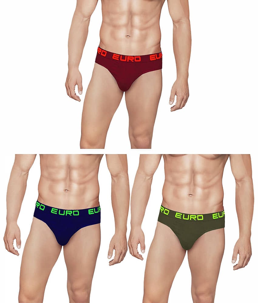 Euro Multi Brief Pack of 3