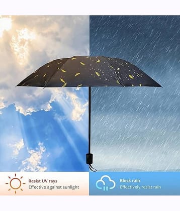 Infispace Black 3 Fold Umbrella