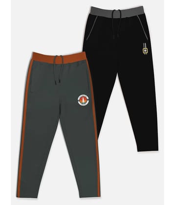 HELLCAT Pack of 2 Boys Cotton Blend Trackpant ( Multi )
