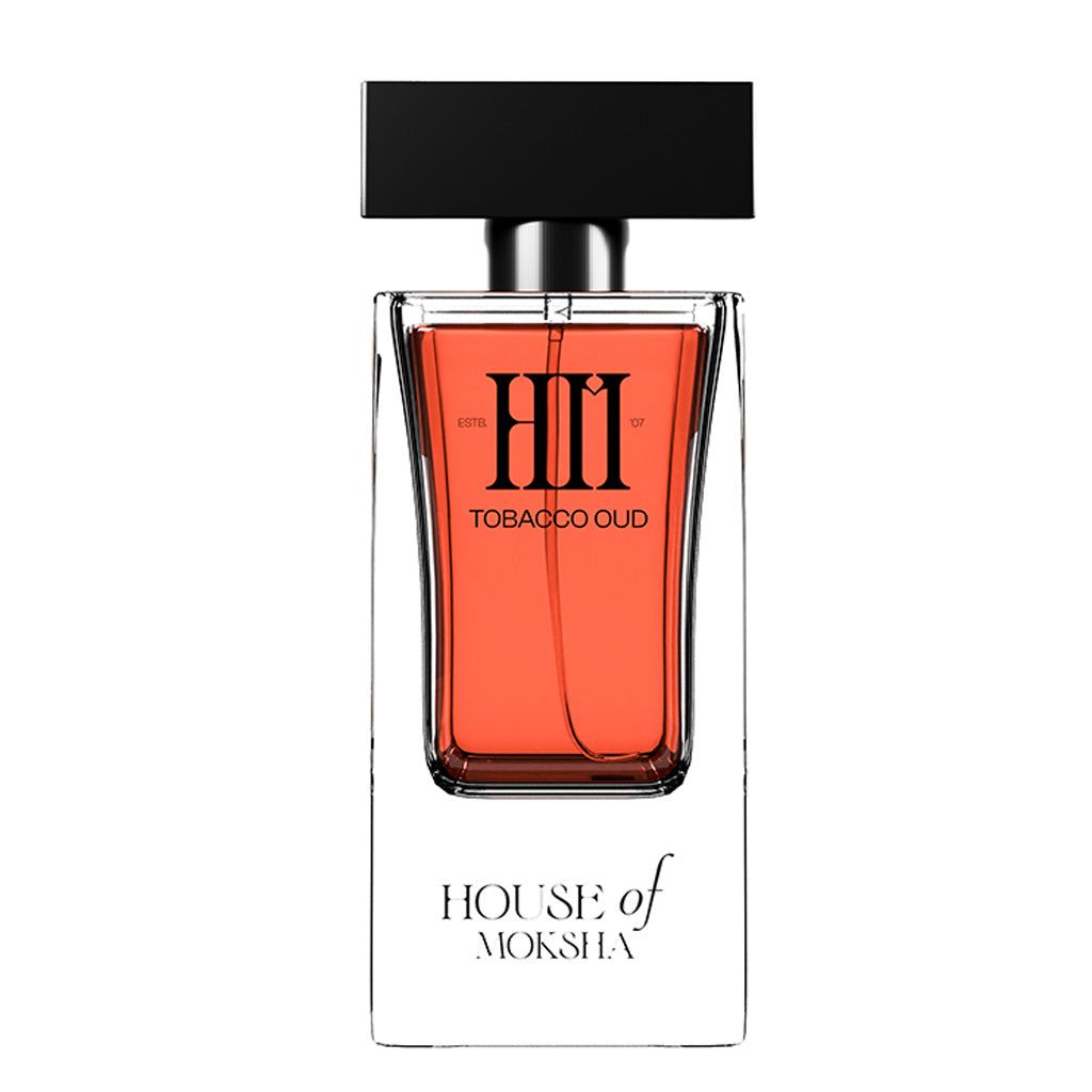 House of Moksha Tobacco Oud Eau De Parfum - 70ml For Men| Perfume with Notes of Tobacco Leaf, Whiskey, Incense and Oud for a Deep, Smoky and Spiced Fragrance Experience