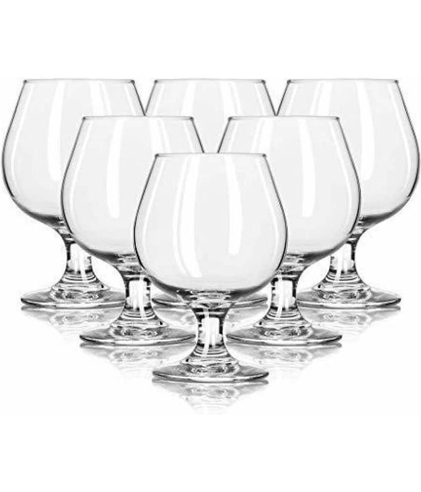 Somil Wine  Glasses Set,  300 ML - (Pack Of 6)