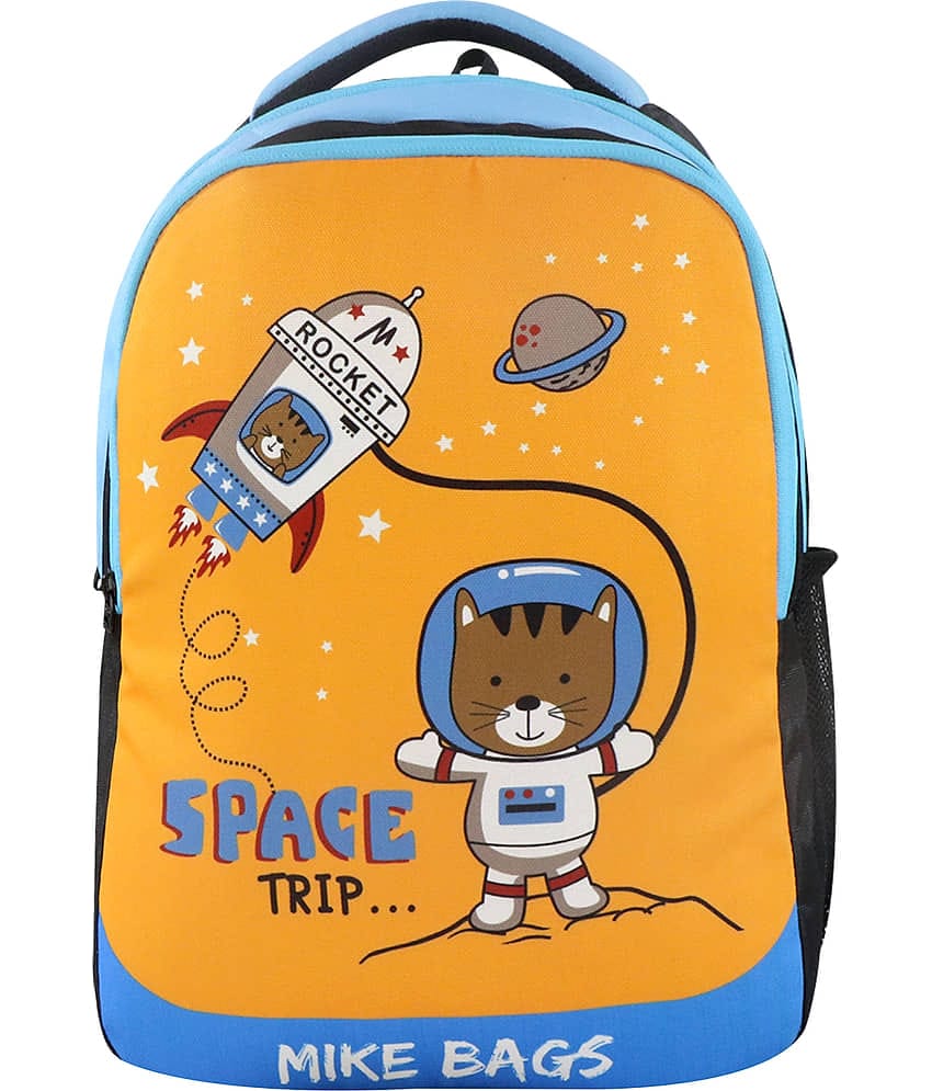mikebags 13 Ltrs Orange Polyester College Bag