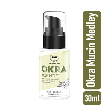 Okra Mucin Medley For Long-lasting Moisturized Skin.-30 ml