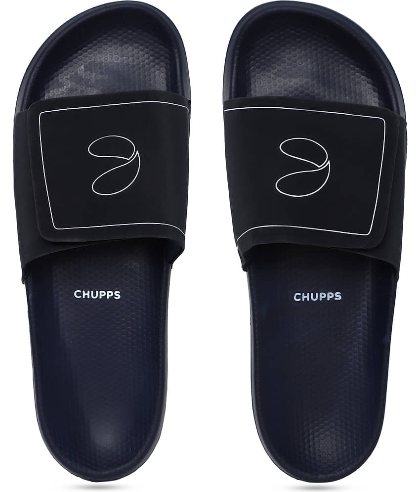 CHUPPS Dark Grey Men's Slide Flip Flop