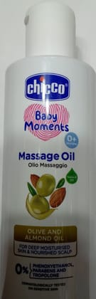 Chicco baby moments O+ Massage oil Olio massaggio olive and almond oil 200ml
