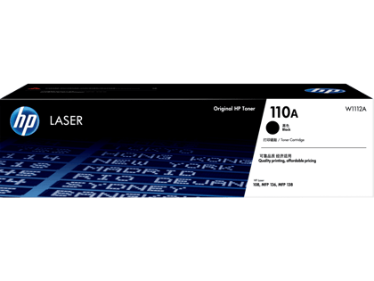 HP 110A Black Original Laser Toner Cartridge- W1104A