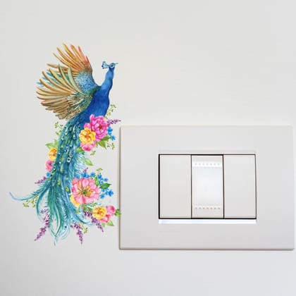 PEACOCK WALL STICKER