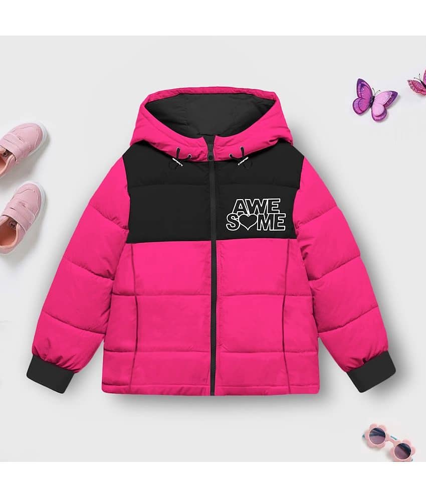 Trampoline Girls Polyester Quilted & Bomber For ( Pack of 1 , Pink )