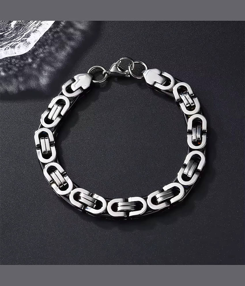 FASHION FRILL Silver Bracelet ( Pack of 1 )