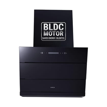 Elica 60cm 1500 m3/hr BLDC Filterless Autoclean Kitchen Chimney with 15 Years Motor & 5 Years Comprehensive Warranty | EFL 3V 601 BLDC HAC LTW MS NERO | Black | Touch + Motion Sensor Control Elica 60cm 1500 m3/hr BLDC Filterless Autoclean Kitchen Chimney