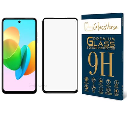 GlassVerse 11D Tempered Glass For Tecno Spark 20C Cellphone (Pack of 1) With Free Installation Kit Full Screen Coverage-6.56 Inch GlassVerse 11D Tempered Glass For Tecno Spark 20C Cellphone (Pack of 1) With Free Installation Kit Full Screen Coverage-6.56