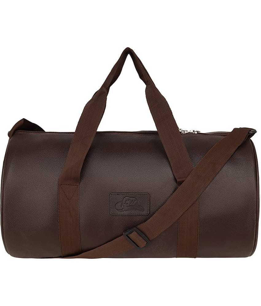 Leather World - Tan PU Duffle Bag