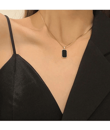 PUJVI Golden Pendant ( Pack of 1 )