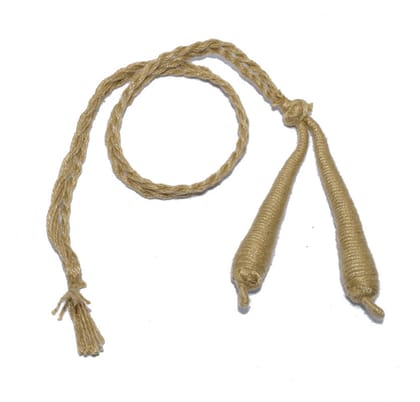 Brown Braided Back Rope/Dori Adjustable Cord Necklace for Jewellery Making , (16 Inch) , NDR-052-Per Packet of 6 Pcs / 16 Inch