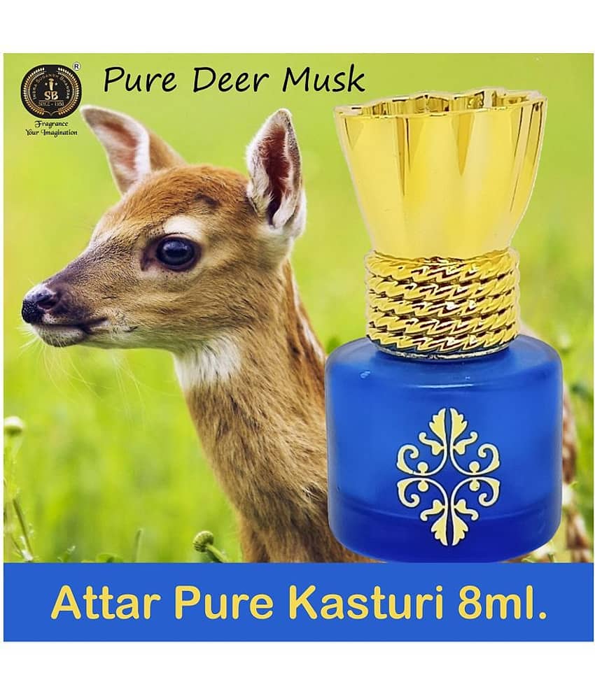 INDRA SUGANDH BHANDAR - Real Siberian Pure Kasturi|Musk Attar For Men & Women 8ml Pack Of 1