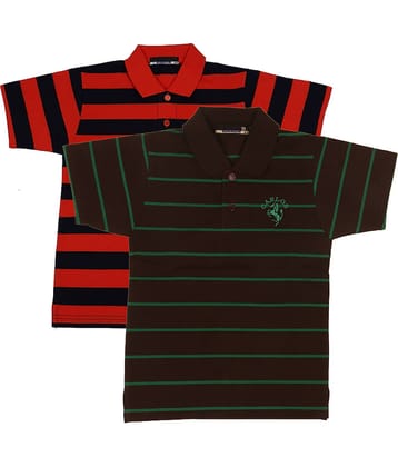 NEUVIN Baby Boys Cotton Polos ( Multi )