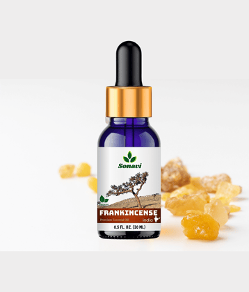 Sonavi Frankincense Stress Relief Essential Oil Green With Dropper 30 mL ( Pack of 1 )