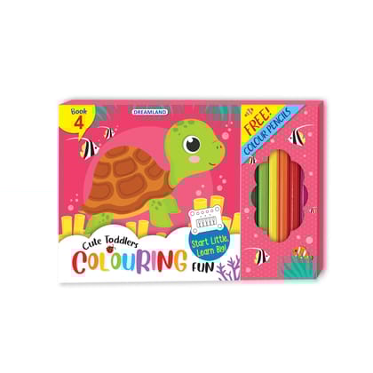 Cute Toddlers Colouring Fun Book - 4 Cute Toddlers Colouring Fun Book - 4