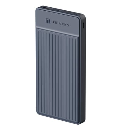 Portronics Luxcell B12 10000 mAh 12W Power Bank (Dark Blue)