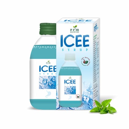 PRM Ayurvedic Care Icee Syrup Mint Flavor 170ML (Pack OF 2)