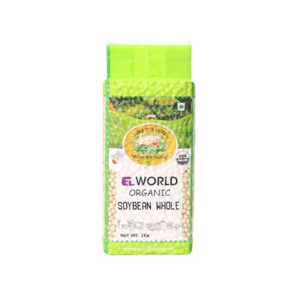 Elworld Agro & Organic Food Products Soybean Whole 1Kg