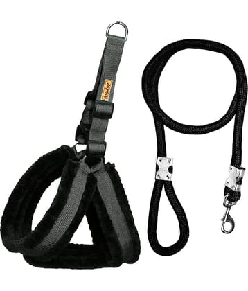 Petshop7 - Black Harness ( Medium )