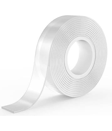 purple dust - Transparent Double Sided Nano Tape ( Pack of 1 )
