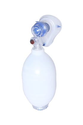 FAIRBIZPS Medical Rebreathing Ambu Bag for Adult Silicone Reusable Oxygen Reservoir Bag for Hospital, Clinic and Home