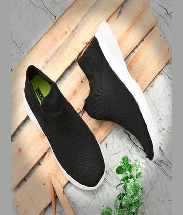 ZIRSQ Men`s Slip-on Shoe Black Men's Slip-on Shoes