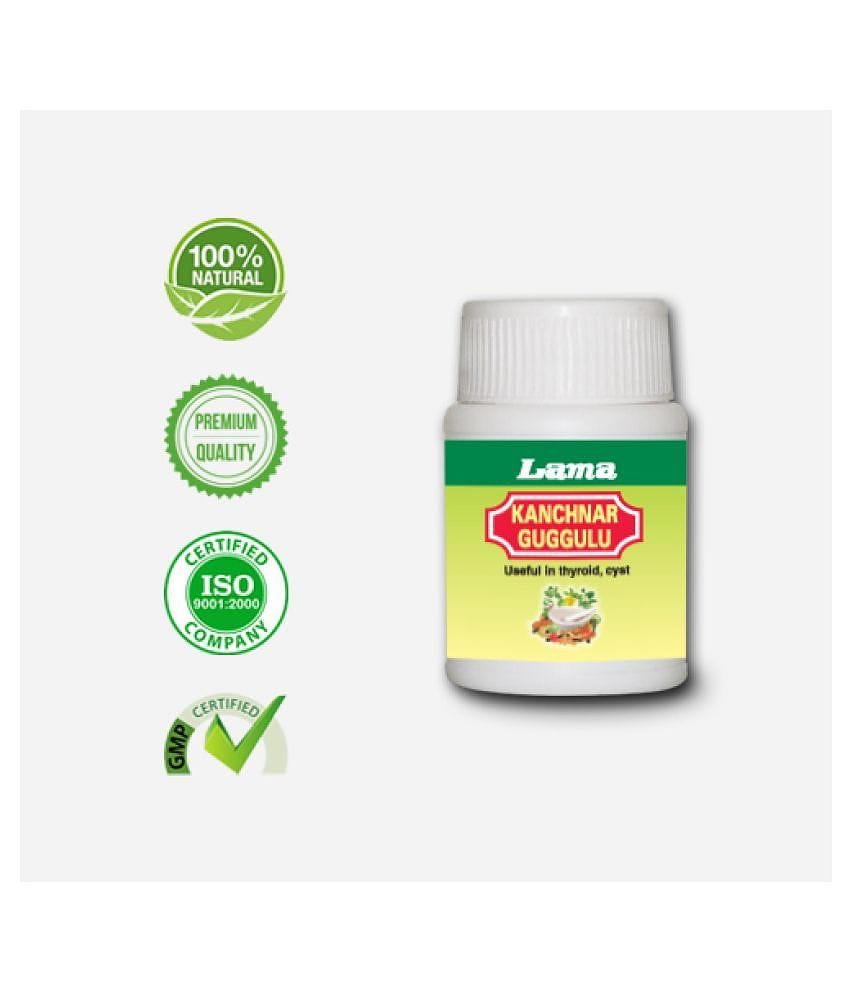 lama Kanchnar Guggulu Tablet 30 gm Pack of 3