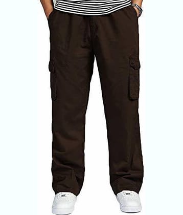 Reoutlook Regular Flat Men's Cargos - Black ( Pack of 1 )