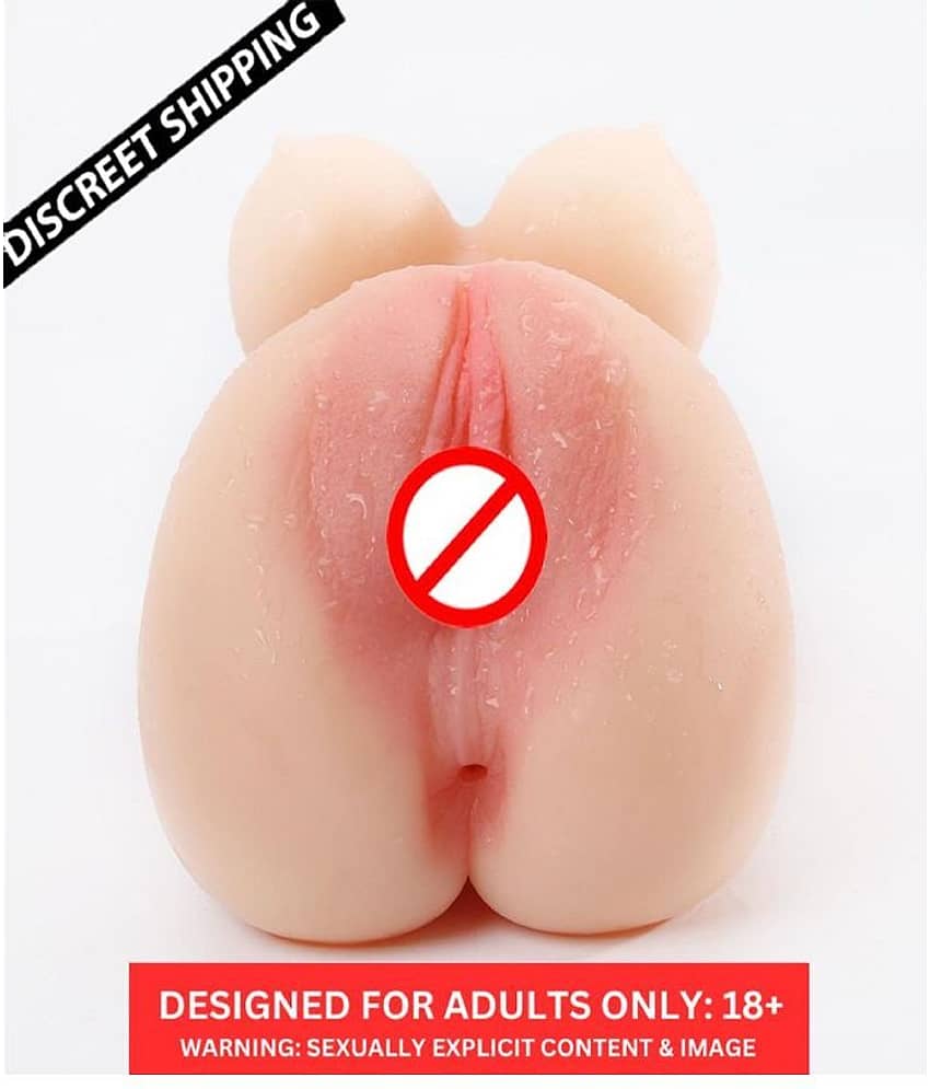 Half Body Mini Doll Silicone Pocket Pussy Sex Doll With Breast And Anal For Masturbation Toy