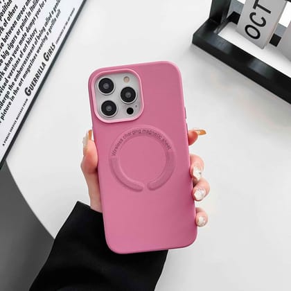 iPhone 11 Series Premium Leather Design Magsafe Back Case-iPhone 11 / Pollen Color
