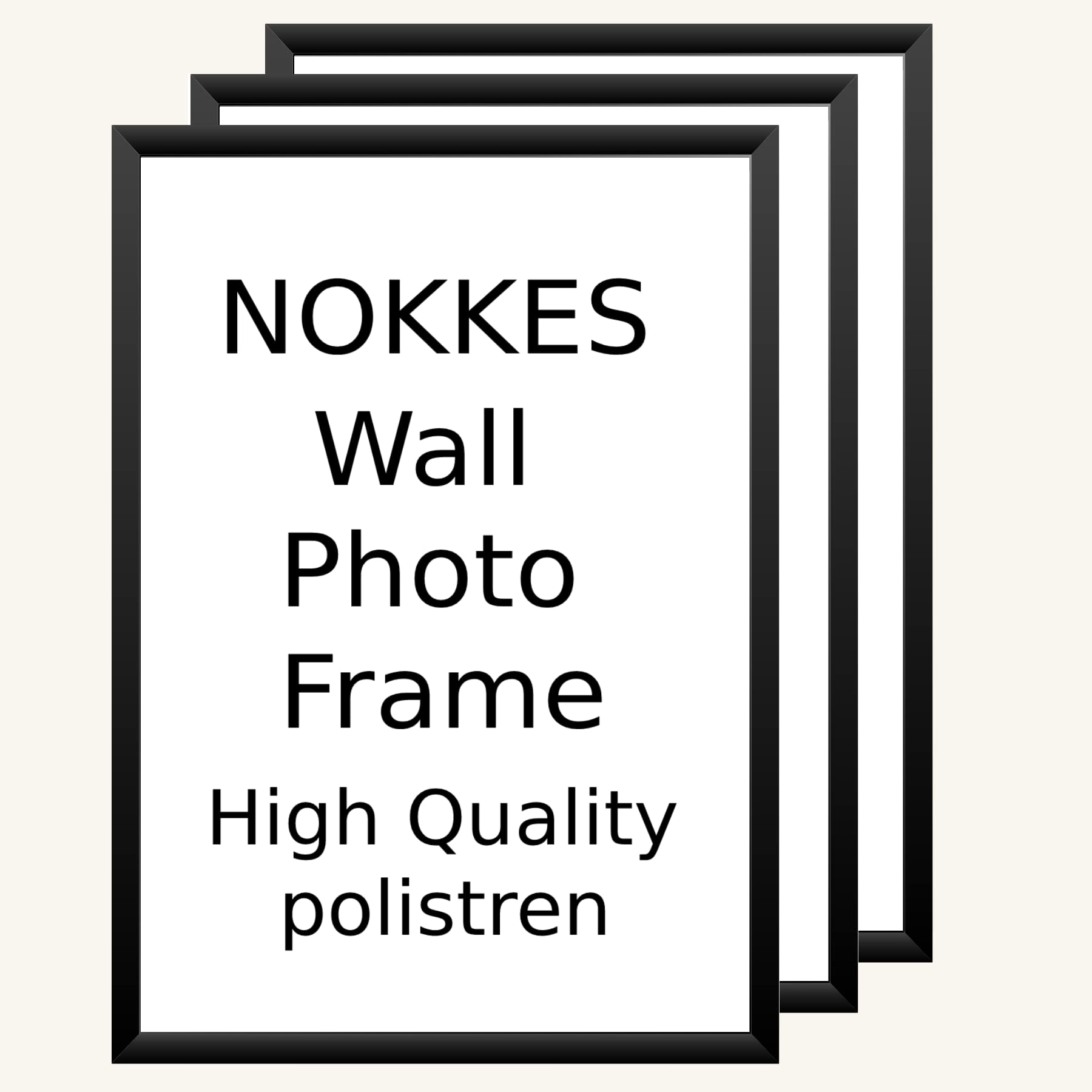 NOKKES Basics Photo Frame With Hanging Hooks Set of 3 | 8" x 12"Inch,(A4 Size) Brown, Made In India9_A