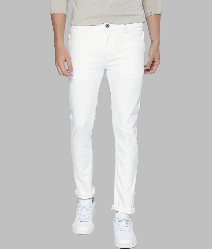 Lawson - White Denim Slim Fit Men's Jeans ( Pack of 1 )