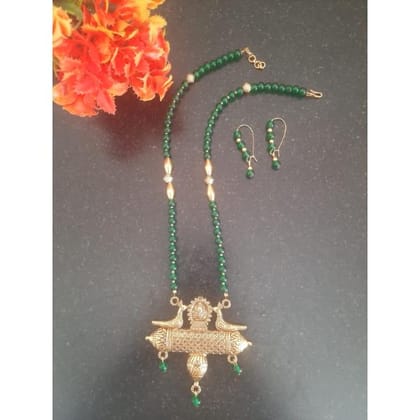 Green Beads Necklace