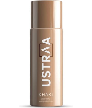 Ustraa - Khaki Deodorant Deodorant Spray & Perfume For Men 150 ( Pack of 1 )