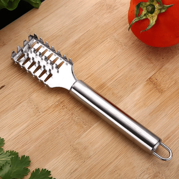 VillWin Silver Stainless Steel Fish Scale Scraper Remover ( Set of 1 )