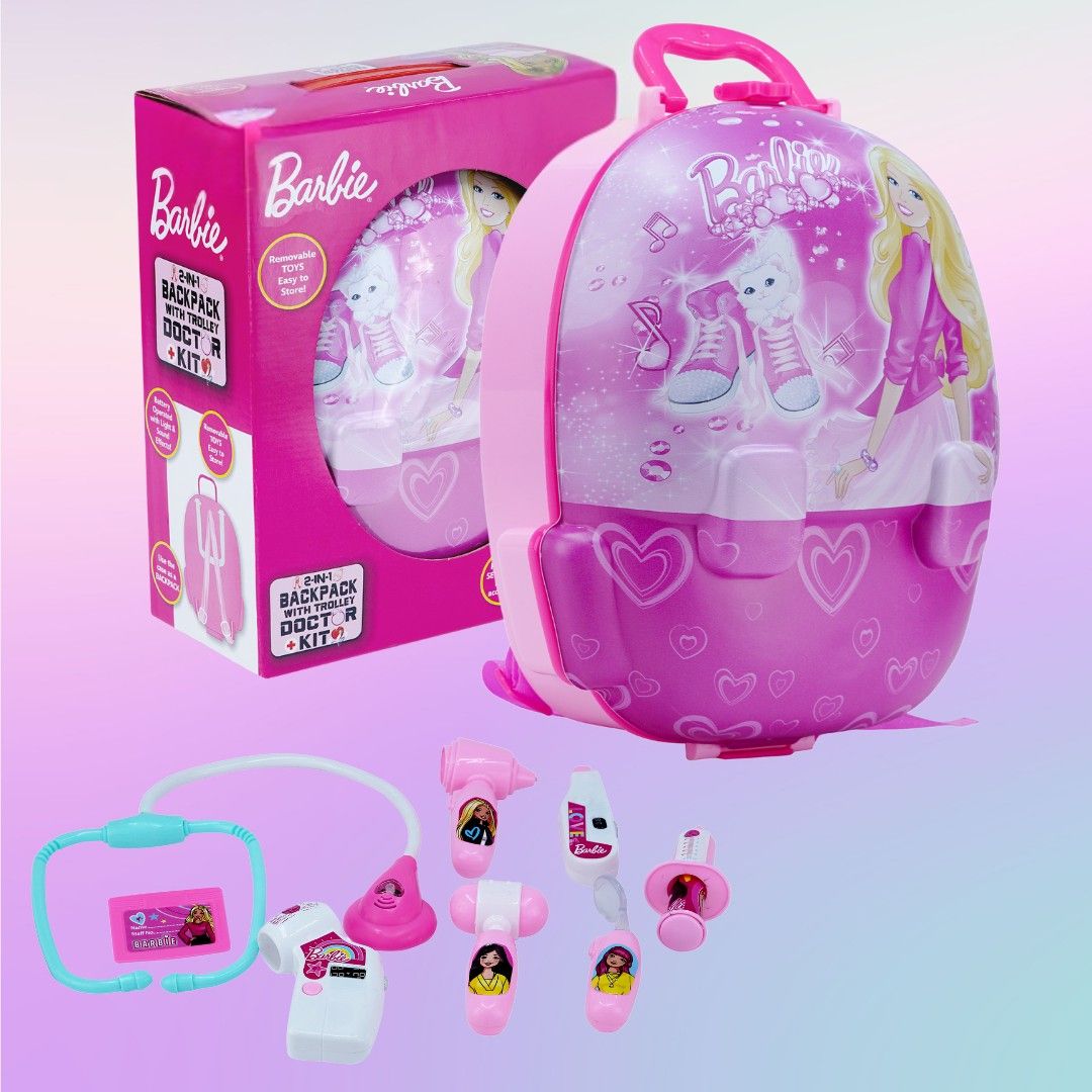 PlayMagic Backpack Doctor Set Barbie