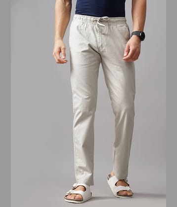 Paul Street Regular Flat Men's Chinos - Grey ( Pack of 1 )