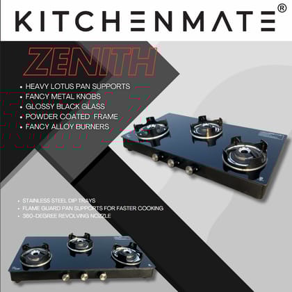 Kitchenmate Zenith Premium Stainless Steel Glasstop with Advanced Cooking Technology