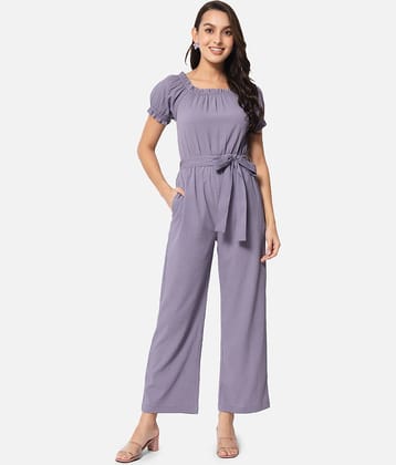 ALL WAYS YOU - Purple Polyester Regular Fit Women's Jumpsuit ( Pack of 1 )
