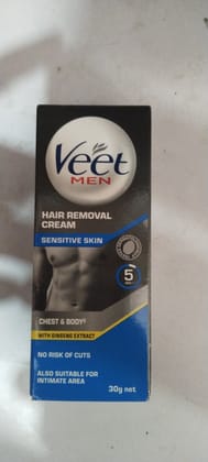 Veet Men Hair Removal Cream Chest & body Sensitive skin 