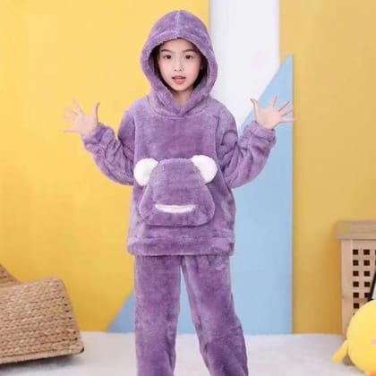 Kids Imported Dress For Boys and Girls (Purple)-4-5 years